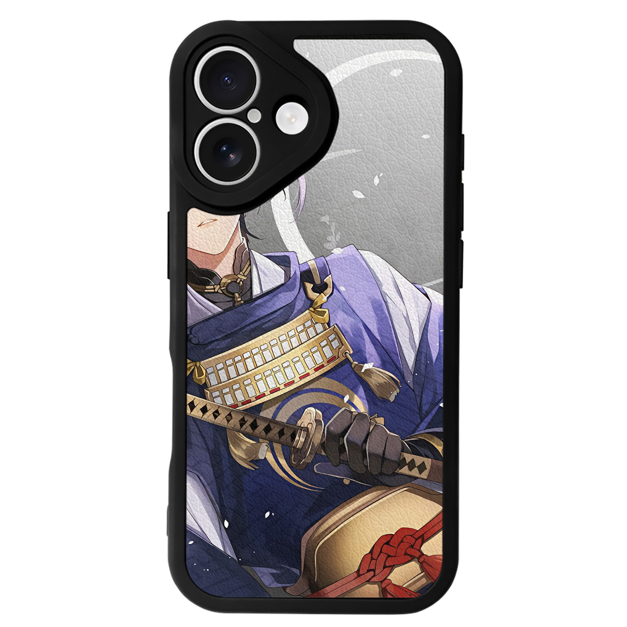 （画像用） 刀剣乱舞 Touken Ranbu 【iPhone 16シリーズ対応】シリコンスマホケース（レザー調） 材質：シリコン